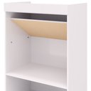 Ver imagem 3 de Armário Multiuso com 6 Prateleiras e Porta com Chave Branco - Line Vila Rica