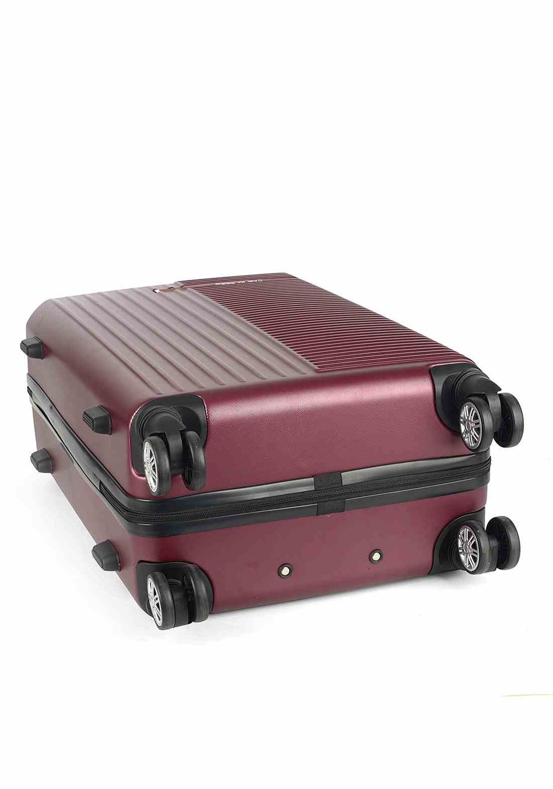 Mala de Viagem Polo King C/ Cadeado - Cairo - Vermelho escuro - G - 3