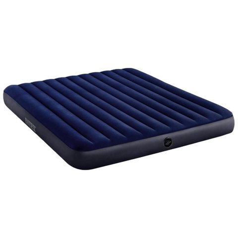 Colchão Inflável Casal King 203cm X 183cm Dura Beam Downy Aveludado 272kg Intex