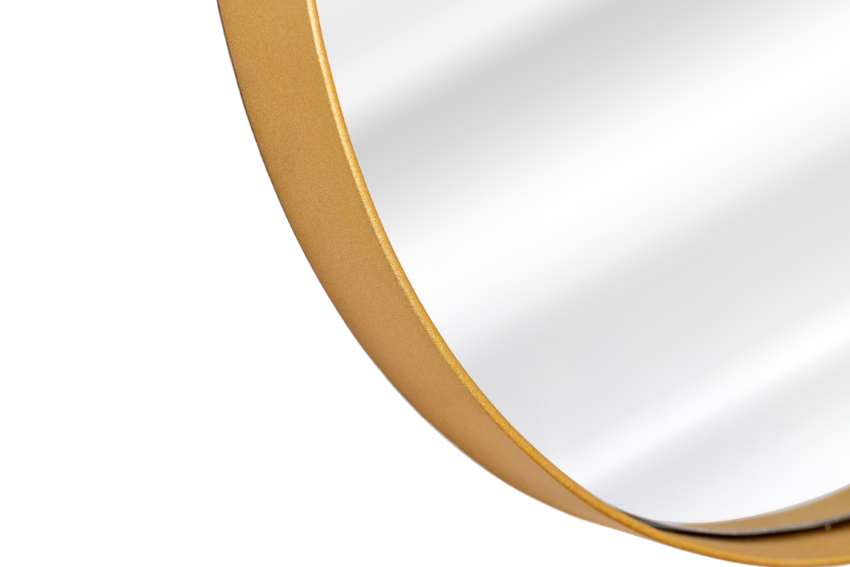 Espelho Oval com Moldura em Metal 115 x 50cm - Cores - Dourado - 4