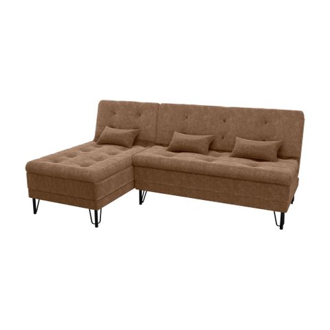 Sofá Cama com Chaise 3 Lugares 2,00 Mts Nice Matrix