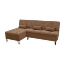 Ver imagem 1 de Sofá Cama com Chaise 3 Lugares 2,00 Mts Nice Matrix