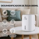 Ver imagem 3 de Desumidificador Antimofo Secar Ar Elétrico 800ml com Led Branco 110v/220v Importway Iwda003 Peltier