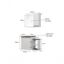 Ver imagem 3 de Conjunto Gabinete Armário para Banheiro Itália Completo com Cuba e Torneira