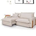 Ver imagem 1 de Sofá Retrátil e Reclinável Dubai com Molas Ensacadas, 2,50m. (cru).