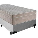 Ver imagem 5 de Cama Box Suede Solteiro + Colchão Sereneprime Molas Ensacadas 88x188x65 Cinza