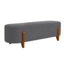 Ver imagem 1 de Puff Recamier Organico Imperial 140 cm Boucle Cinza Impo