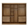 Modulo de Casal Safira para Guarda Roupa em Mdf com 6 Portas e 6 Gavetas Clic Móveis - 2