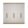 Modulo de Casal Safira para Guarda Roupa em Mdf com 6 Portas e 6 Gavetas Clic Móveis - 1