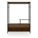 Ver imagem 2 de Guarda-roupa Solteiro Artefamol Barcelona Closet Preto-demolição