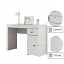 Ver imagem 2 de Escrivaninha Valen para Sala para Quarto 1 Porta 1 Gaveta