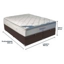 Ver imagem 5 de Cama Box com Baú King e Colchão Freedom Ortobom D33 Marrom