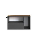 Ver imagem 7 de Gabinete de Banheiro com 2 Portas 1 Gaveta e Toalheiro 80cm Suspenso Multimóveis Crpro-BAL013 Mel/