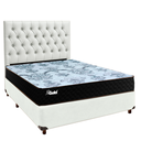Ver imagem 1 de Cama + Box Branco e Colchão Molas Ensacadas Casal - Life Gold Paropas + Cabeceira