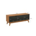 Ver imagem 3 de Rack Kappesberg 3 Portas 3d Canela/preto 136cm