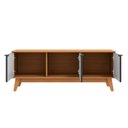 Ver mais imagens de Rack Kappesberg 3 Portas 3d Canela/preto 136cm