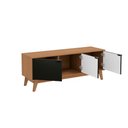 Ver imagem 7 de Rack Kappesberg 3 Portas 3d Canela/preto 136cm