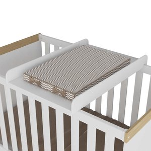 Trocador de Fraldas para Berço 82,5cm Branco Brilho - Peroba Móveis