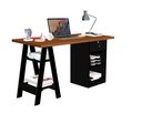 Ver imagem 4 de Escrivaninha Bali Canela/Preto - Vrk Comercio On-Line