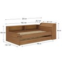 Ver imagem 3 de Cama Solteiro com Nicho e Cama Auxiliar Aria