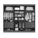 Ver imagem 3 de Guarda-roupa Casal com Espelho, 6 Portas e 6 Gavetas da Vinci Plus D'doro Móveis - Cinamomo Off D'