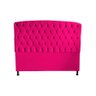 Kit Dubaí Cabeceira de Cama Box Casal e Recamier Baú Solteiro 90 Cm Suede Rosa Pink do Lar Móveis - 2