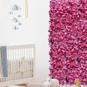 Ver imagem 2 de 21 Painel de Flores Artificiais 60x40 Ideal para Decorar Paredes de Sala e Festa