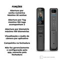 Ver imagem 2 de Fechadura Digital Philips Alpha VP-5 com vídeo porteiro, maçaneta Push Pull e Aplicativo
