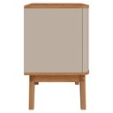 Ver imagem 6 de Kit 2 Mesa de Cabeceira 2 Gavetas Pes Madeira 50 cm Vicenza Off White Cedro Dcasa