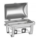 Ver imagem 1 de Rechaud Banho Maria Inox 1 Cuba com Tampa e Fogareiro Tramontina