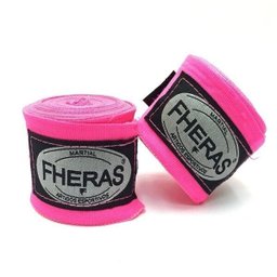 Kit Boxe Trad - Luva Bandagem Bucal Bolsa - 10 oz Rosa - 2