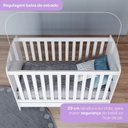 Ver imagem 6 de Quarto de Bebê com Berço Minicama e Cômoda Bala de Menta sem Porta 5 Gavetas MDF-MDP 132,7cm