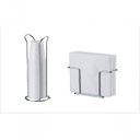 Ver imagem 1 de Kit Mesa Aço Carbono Future Porta Copo e Porta Guardanapo