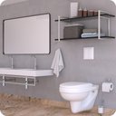 Ver imagem 6 de Prateleira Estilo Industrial Banheiro Parede Gnd Bp 80cm
