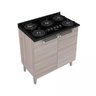 Balcão para Cooktop 5 Bocas 2 Portas com Tampo Jazz Itatiaia - 1