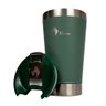 Copo Térmico Quente e Frio com Tampa 473ml Verde - Fox Stainless - 1