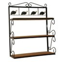 Ver imagem 2 de Prateleira Artesanal 3 Andares em Ferro e Madeira Tratada Uai Artesanatos