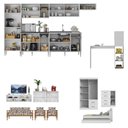 Ver imagem 4 de Casa Completa Mobiliada Armário Cozinha/sala Estar/quarto Solteiro Multimóveis Cr60001 Bc/nog/off