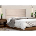Ver imagem 4 de Cabeceira Painel Solteiro 0,90m La Italiana Suede Bege