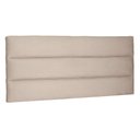Ver imagem 1 de Cabeceira Painel Solteiro 0,90m La Italiana Suede Bege