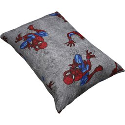 Fronha Portallar Malha Estampada Disney Marvel Spider Wall 48cmx68cm Cinza - 2