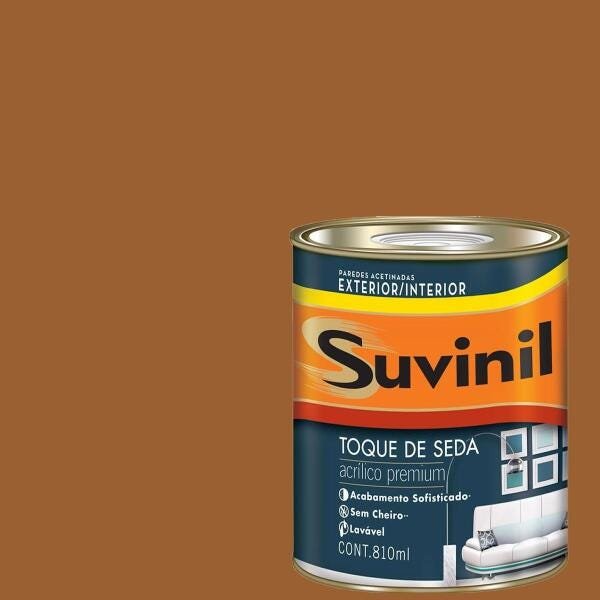 Tinta Acrílica Acetinada Suvinil Canela-em-pó 900ml - 1