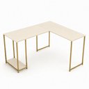 Ver imagem 2 de Mesa Escrivaninha em L Cairo para Home Office Moderna Estilo Diretor para Escritório e Estudo
