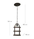 Ver imagem 4 de Lustre Luminária de Teto Pendente 1 Lâmpada em Ferro Medieval Rústica Oferta