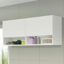 Ver imagem 5 de Kit área De Serviço 120cm Com Armário E Balcão Branco Mades