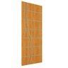 Porta de Madeira Frisada U.v 210cm X 80cm:cerejeira - 1
