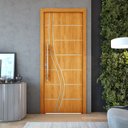Ver imagem 3 de Porta de Madeira Frisada U.v 210cm X 80cm:cerejeira