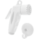 Ver imagem 1 de Ducha Branco com Gatilho com Crivo com Suporte -240203 - Blukit
