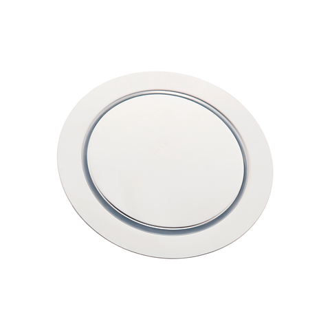 Ralo Redondo Embutido Click Inteligente em Aço Inox Polido 15cm