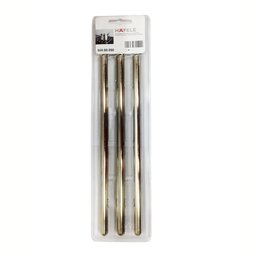 Barra Protetora para Tampos 06 Peças 450x13x07mm Cromada Hafele 01 kit - 2